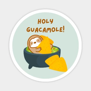 Holy Guacamole Sloth Magnet